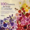 100 flores de punto y ganchillo para adornar ropa y complementos o para hacer un bonito bouquet