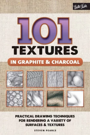 101 textures in graphite charcoal