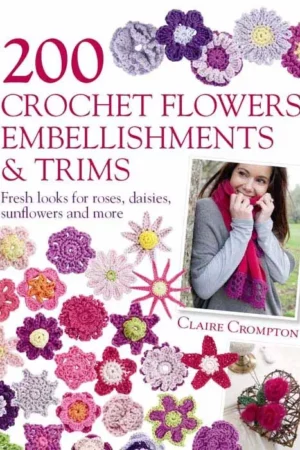 200 crochet flowers embellishments trims