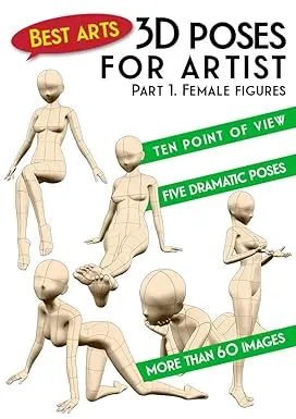 3d poses for artist part 1 female figures english edition2