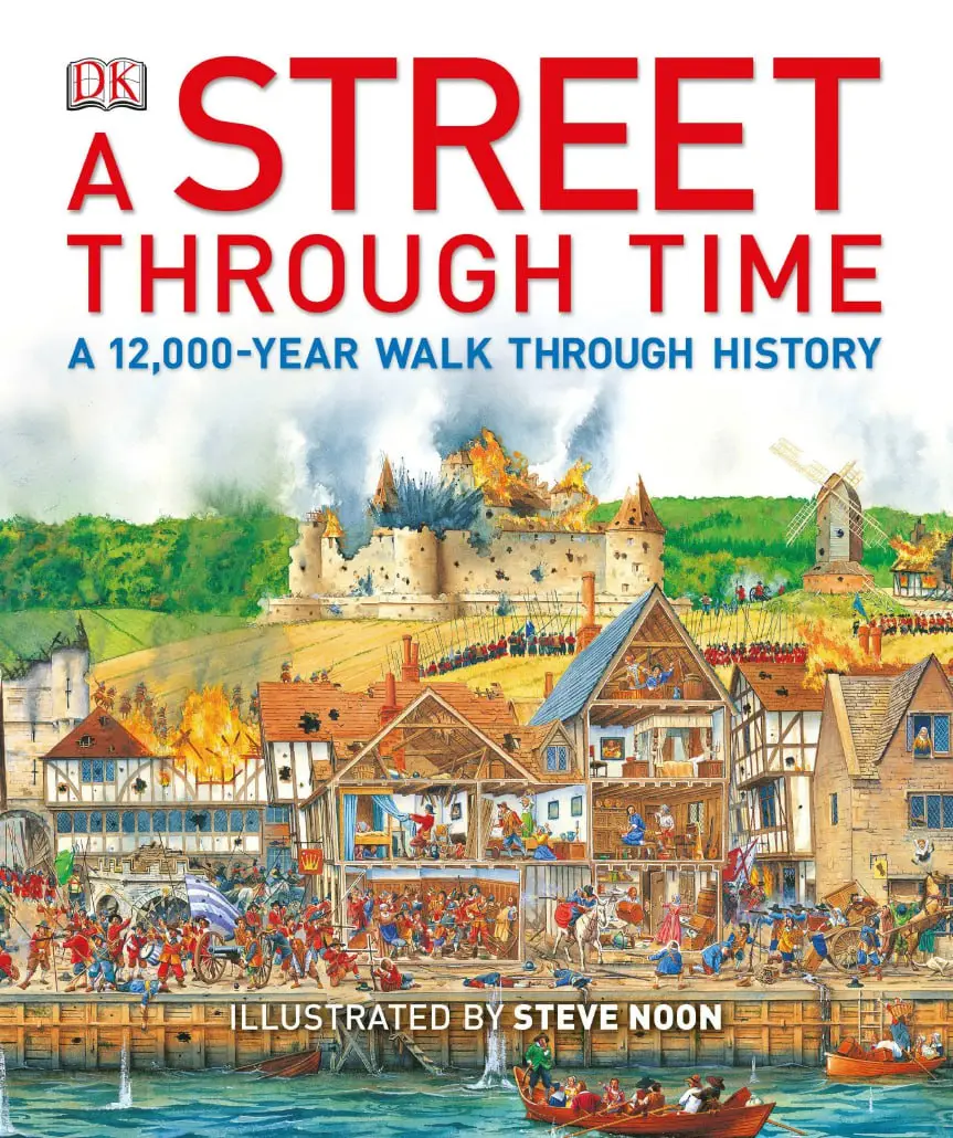 a street through time a 12000 year walk through history