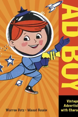 ad boy vintage advertising with character 1