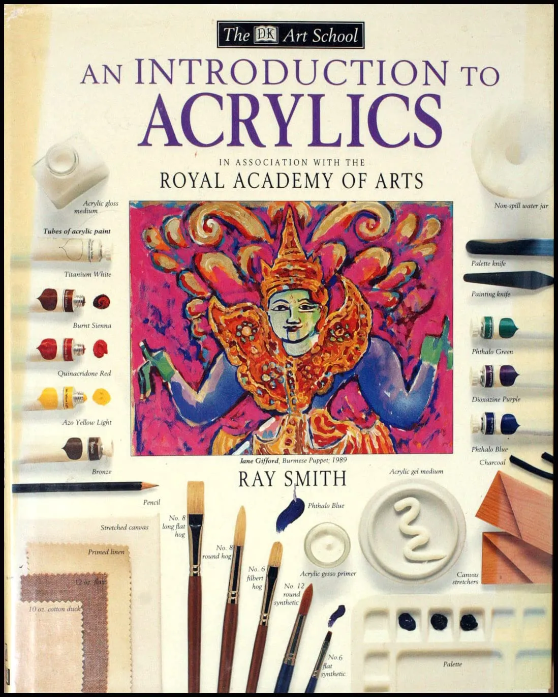 an introduction to acrylics dk art school 1
