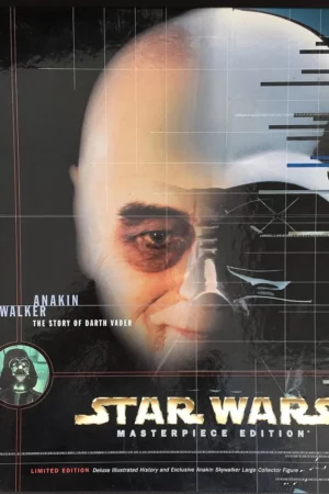 anakin skywalker con libro de tapa dura star wars masterpiece edition