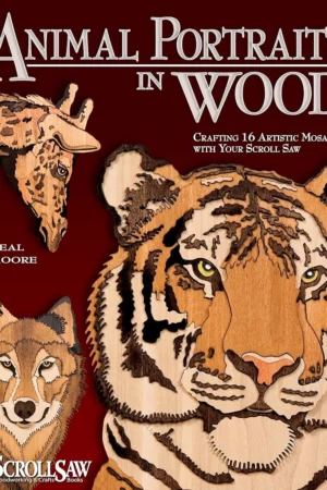 animal portraits in wood crafting 16 artistic mosaics with your scroll saw 1
