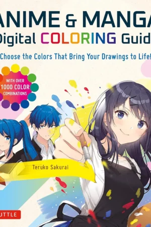 anime manga digital coloring guide choose the colors that bring your drawings to life with over 1000 color combinations