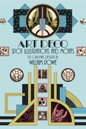 art deco spot illustrations and motifs