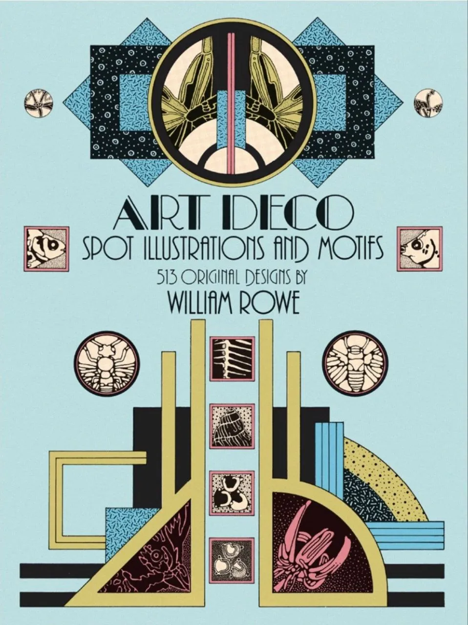 art deco spot illustrations and motifs