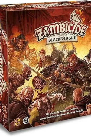 asmodee zombicide black plague collaborative board game 1 6 players 14 years italian edition2
