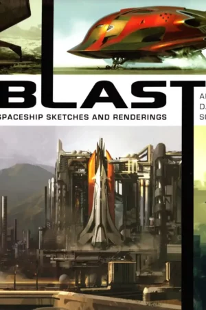 blast spaceship sketches and renderings