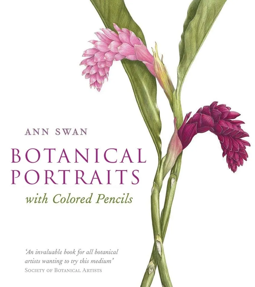 botanical portraits with colored pencils 1