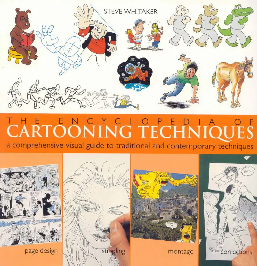 by steve whitaker the encyclopedia of cartooning techniques