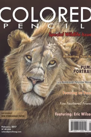 colored pencil magazine february 2017