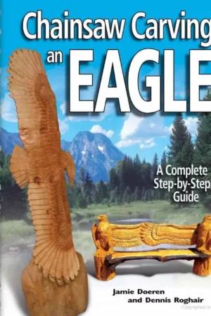chainsaw carving an eagle