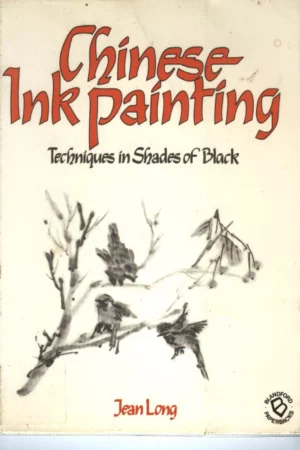 chinese ink painting techniques in shades of black