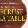 classic carved furniture making a piecrust tea table
