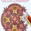 coloring flower mandalas 30 hand drawn designs