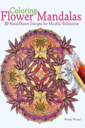 coloring flower mandalas 30 hand drawn designs