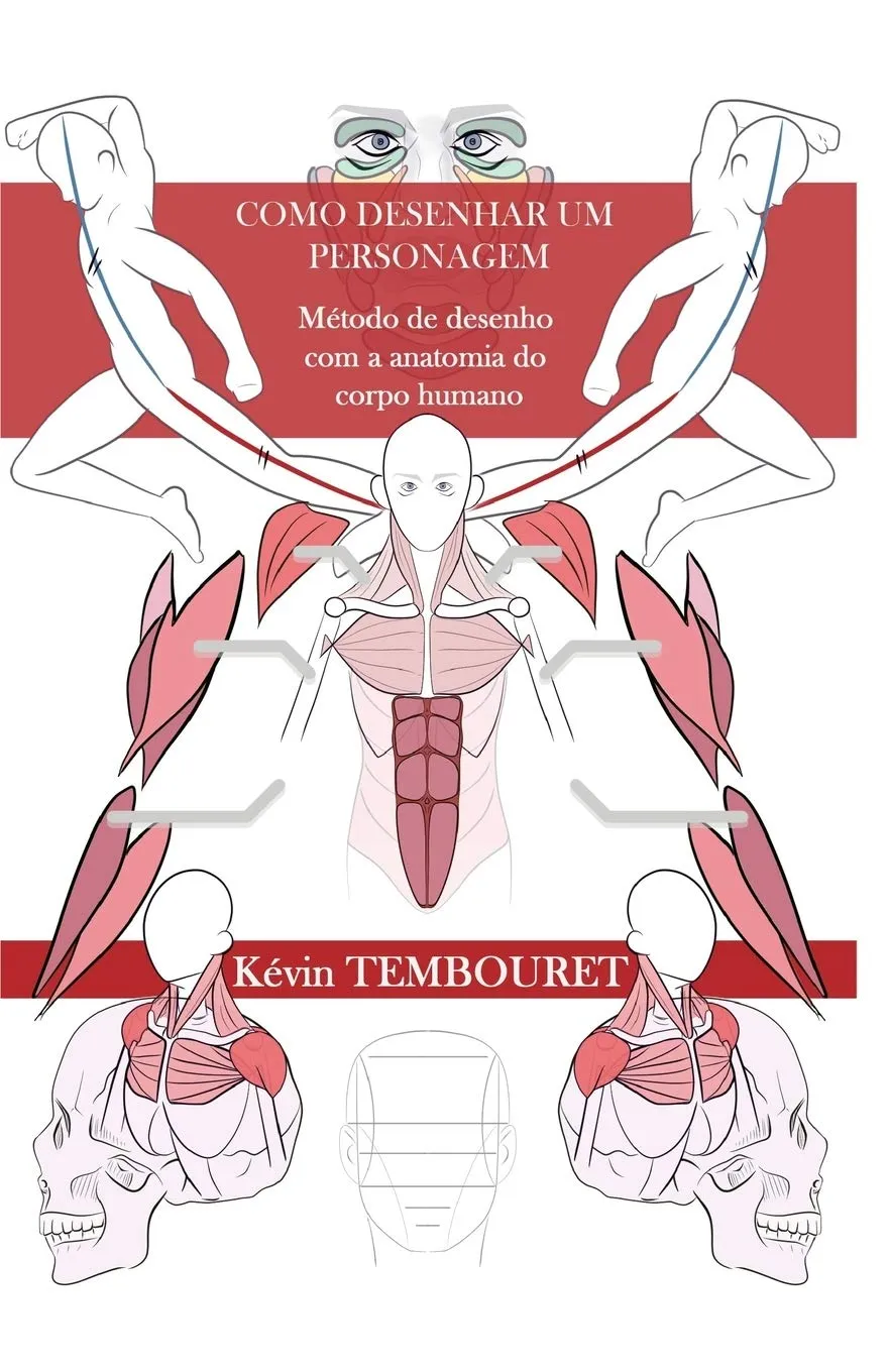 como desenhar um personagem mtodo de desenho com a anatomia do corpo humano