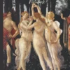 composition notebook botticelli la primavera three graces journalnotebook 110 pages 75x925 college ruled botticelli notebook famous journal decorative notebook iconic art