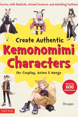 create kemonomimi characters for cosplay anime manga furries with realistic animal features and matching fashions with over 600 illustrations