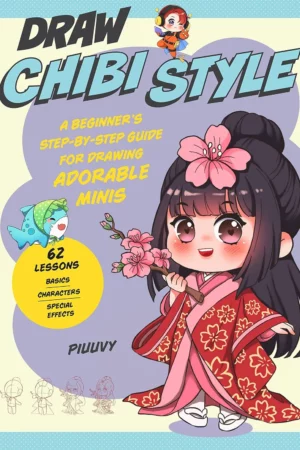 draw chibi style a beginners step by step guide for drawing adorable minis 62 lessons basics characters special effects