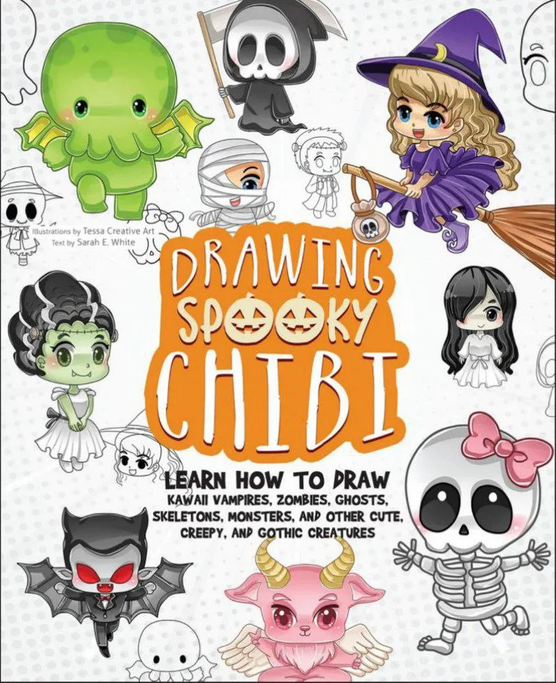 drawing spooky chibi
