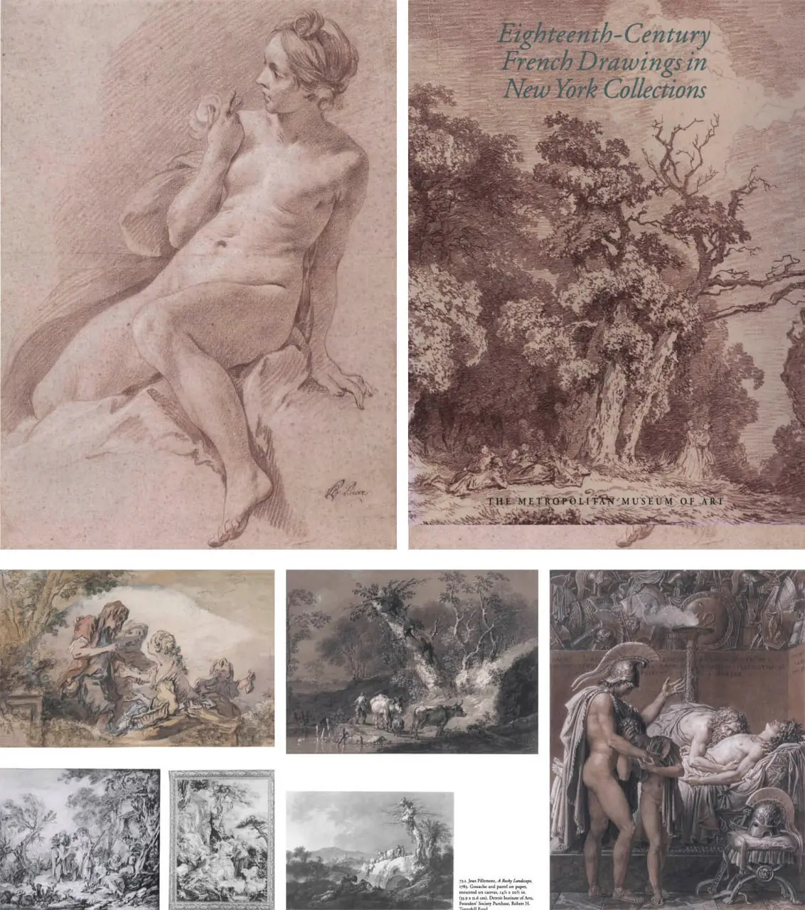 eighteenth century french drawings in new york collections