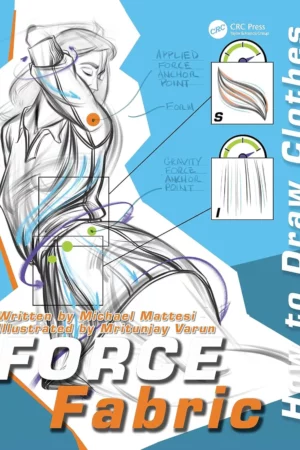 force fabric how to draw clothes force drawing series