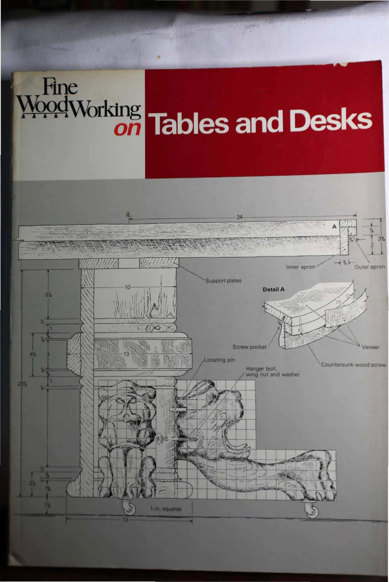 fine woodworking on tables and desks