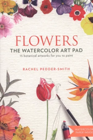 flowers the watercolor art pad