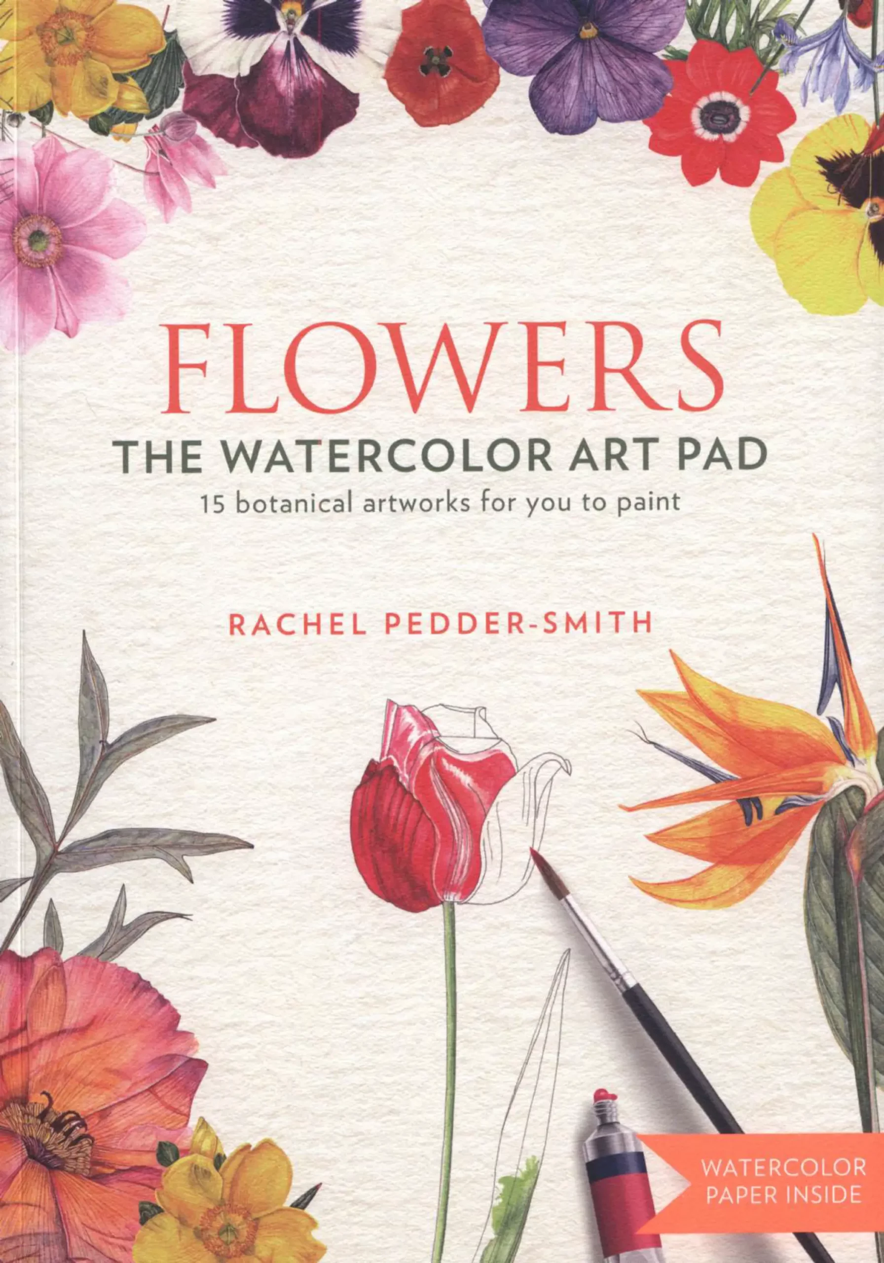 flowers the watercolor art pad