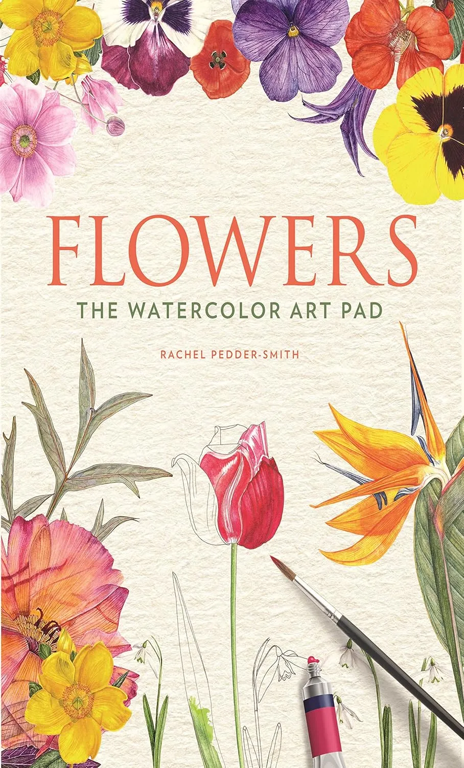 flowers the watercolor art pad 1