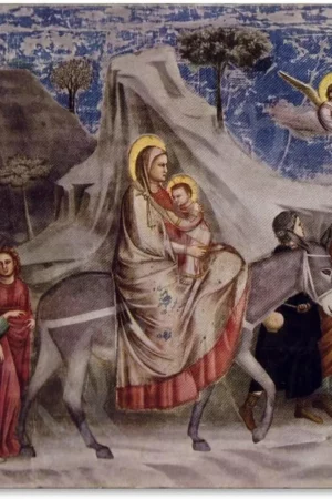 g bondones the flight into egypt oil painting poster canvas for bedroom living room decor 20x20inch50x50cm unframe style 1