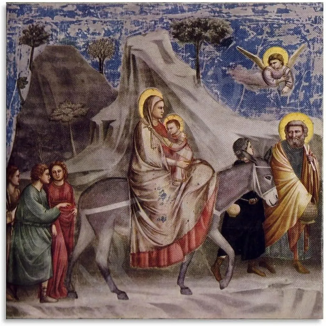 g bondones the flight into egypt oil painting poster canvas for bedroom living room decor 20x20inch50x50cm unframe style 1
