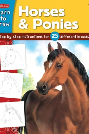 horses ponies step by step instructions for 25 different breeds learn to draw