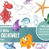 how to draw sea creatures