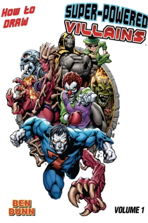 how to draw superpowered villains supersize