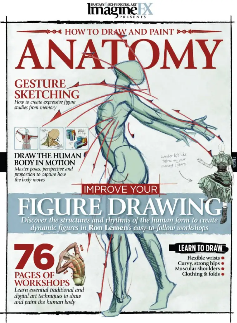 how to draw and paint anatomy volume 2 imaginefx presents 1