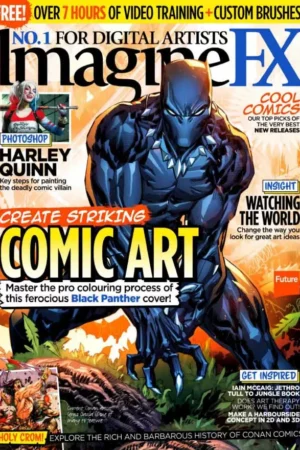 imagine fx august 2016 issue 137 create striking comic art