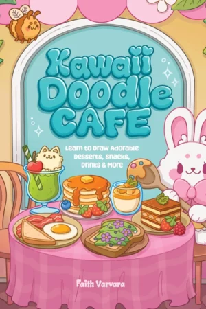 kawaii doodle caf learn to draw adorable desserts snacks drinks more