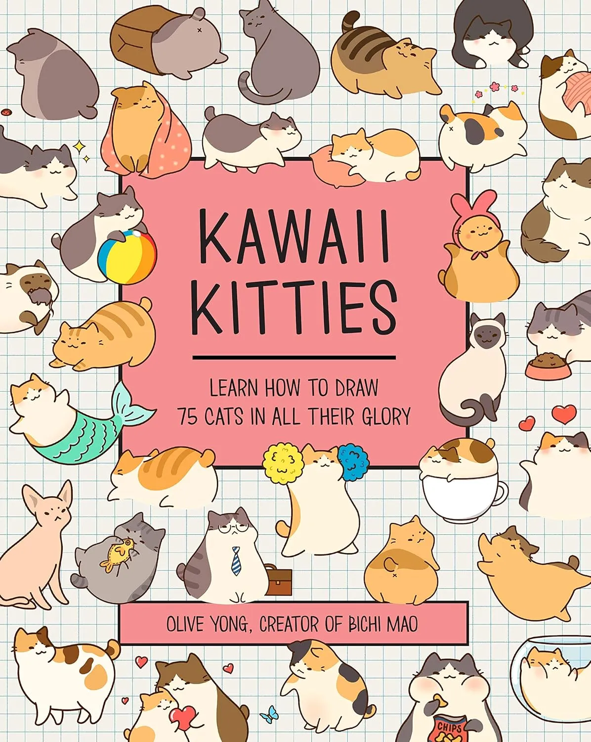 kawaii kitties learn how to draw 75 cats in all their glory kawaii doodle 1