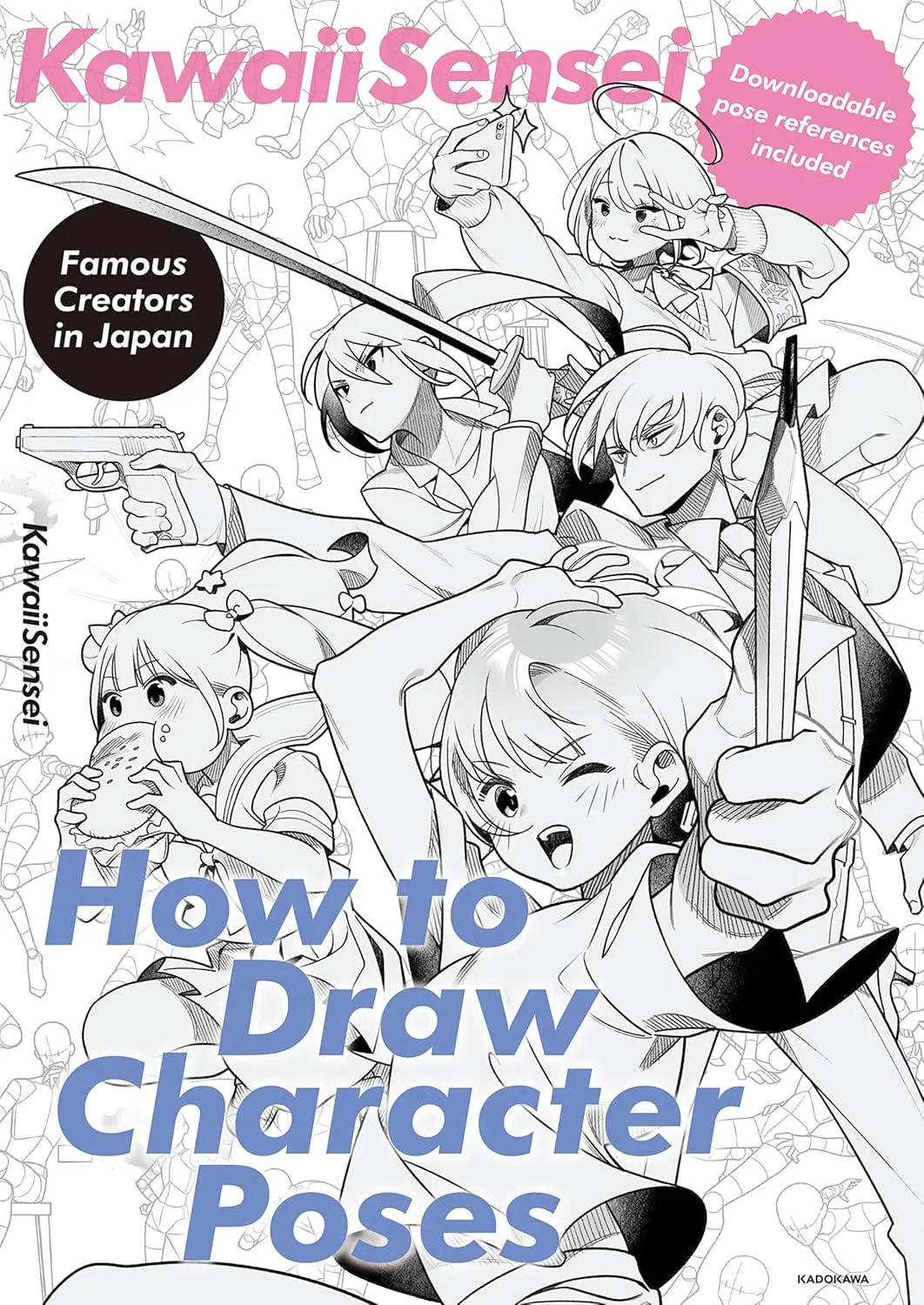 kawaiisensei how to draw character poses kawaiisensei how to draw character poses book 1