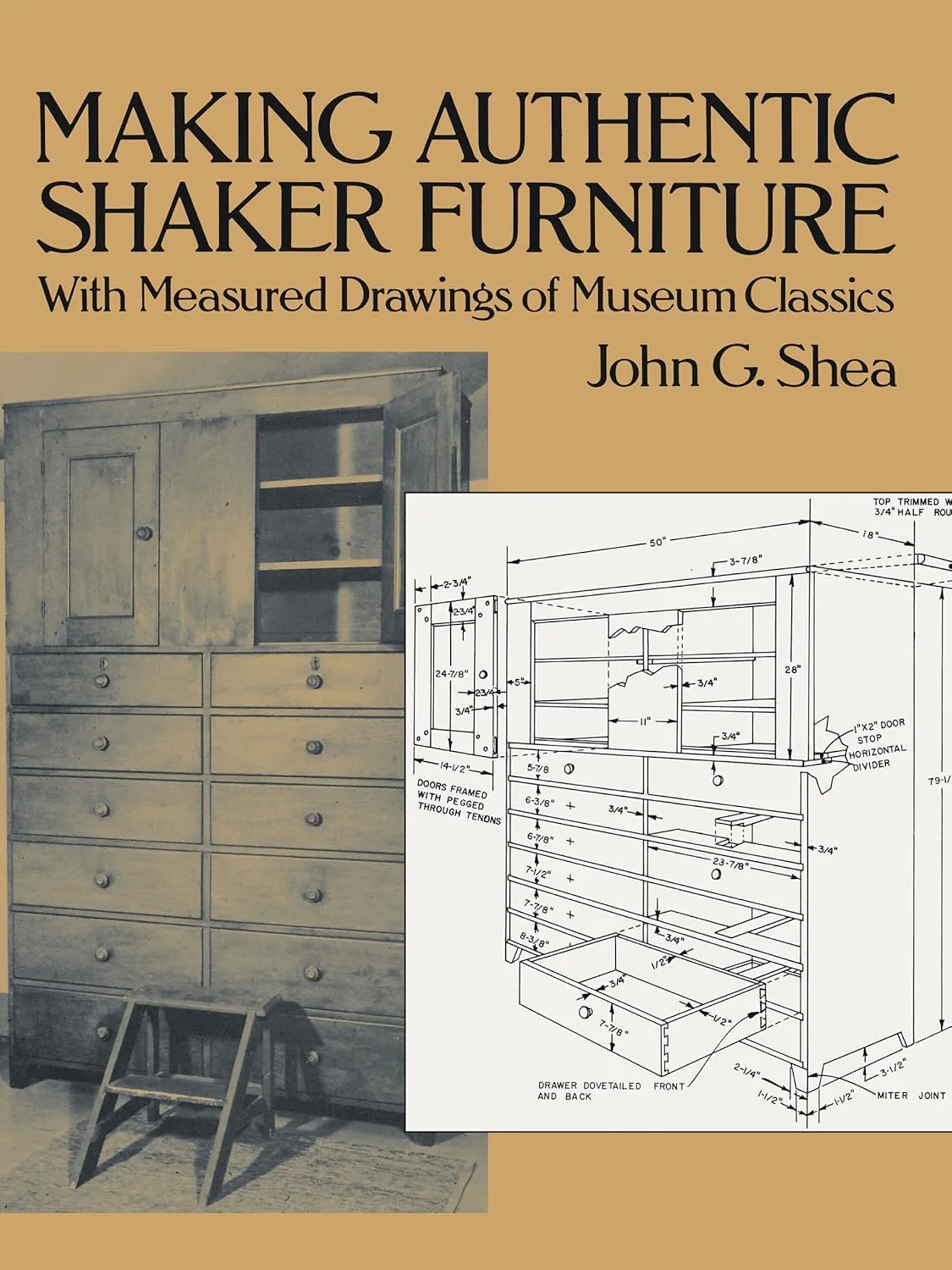 making authentic shaker furniture with measured drawings of museum classics dover crafts woodworking