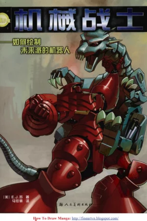 mechaforce draw futuristic robots that fly fight battle