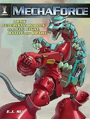 mechaforce draw futuristic robots that fly fight battle and brawl2