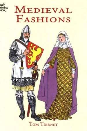 medieval fashions coloring book