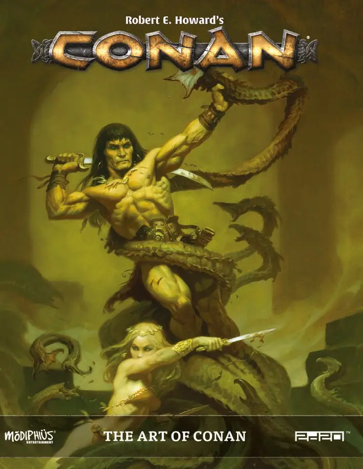 modiphius conan the art of conan