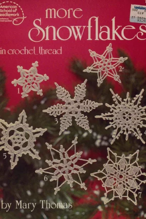 more snowflakes in crochet thread