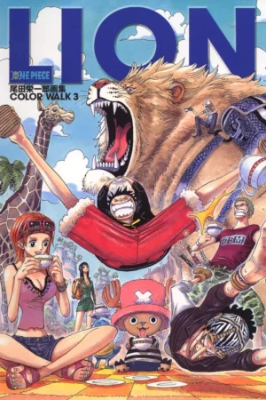 one piece color walk art book vol 3 lion 1